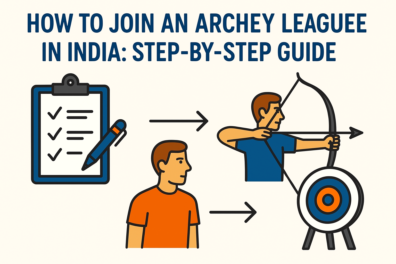 Archery League in India, step by step guide