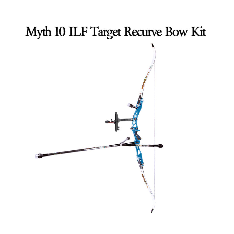 Myth 10 ILF Target Recurve Bow Kit Light Blue