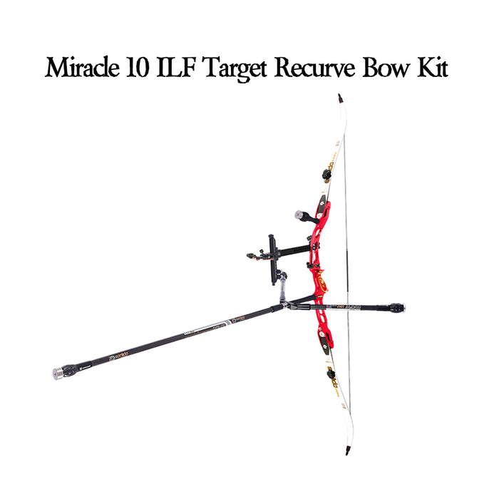 Miracle 10 ILF Target Recurve Bow Kit Red