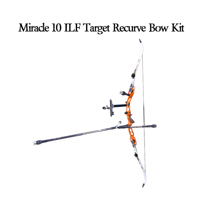 Miracle 10 ILF Target Recurve Bow Kit Orange