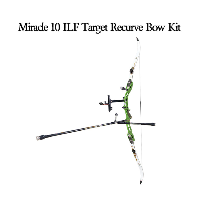 Miracle 10 ILF Target Recurve Bow Kit Green