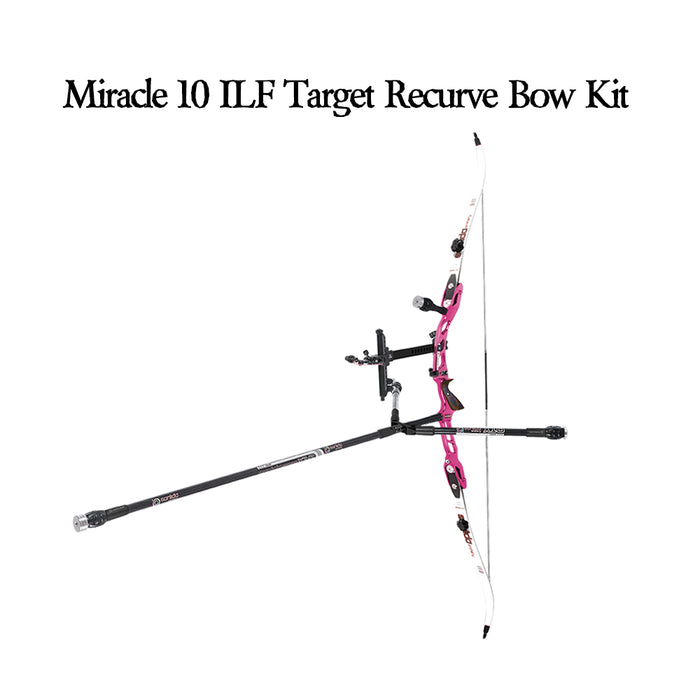 Miracle 10 ILF Target Recurve Bow Kit Pink