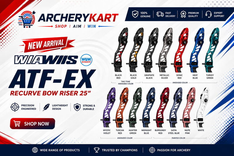 WIAWIS | ATF-EX | 25” / 27” | Recurve Bow Riser (Single Color)