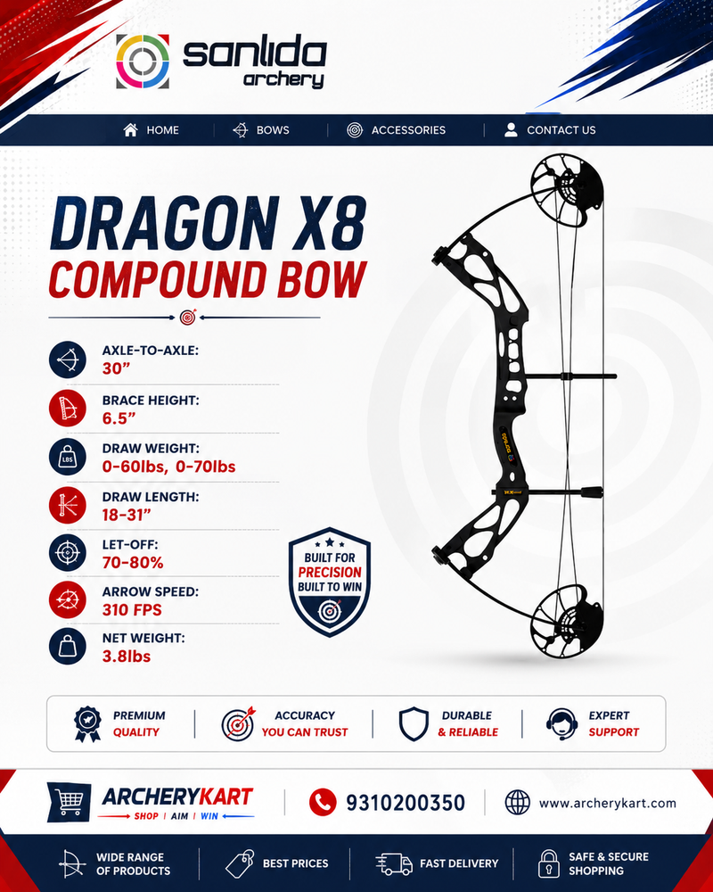 SANLIDA| DRAGON X8 | COMPOUND BOW