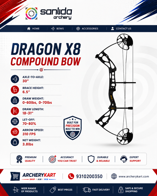 SANLIDA| DRAGON X8 | COMPOUND BOW