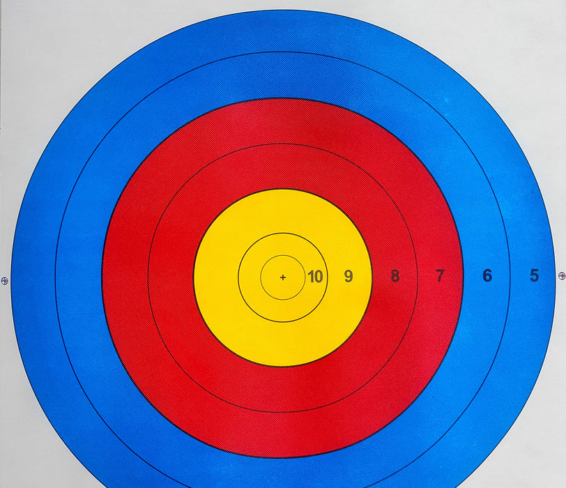 Compound Target Face Layout Archery target face 122 cm | Target face for archery shooting | Target ...