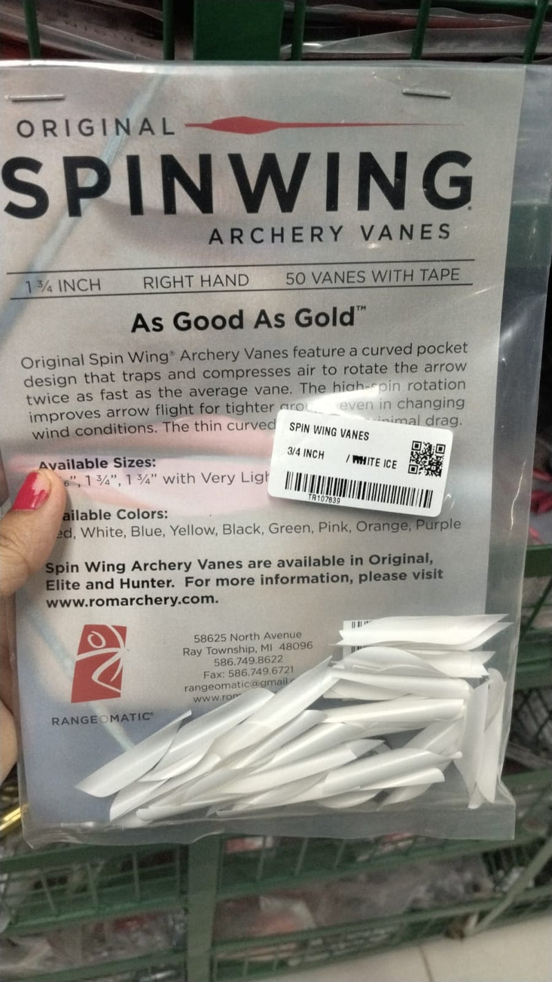 RANGE O METIC | SPIN WINGS  | ARROWS & ACCESORIOS  | SPIN VANES