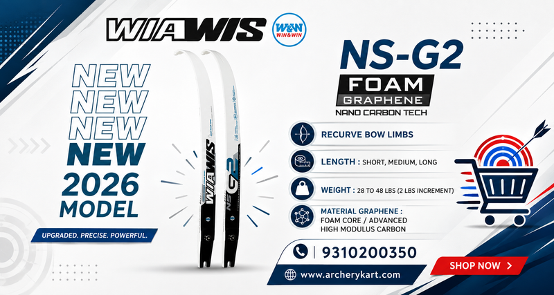 WIAWIS NS-G2 Wood Core Recurve Bow Limbs