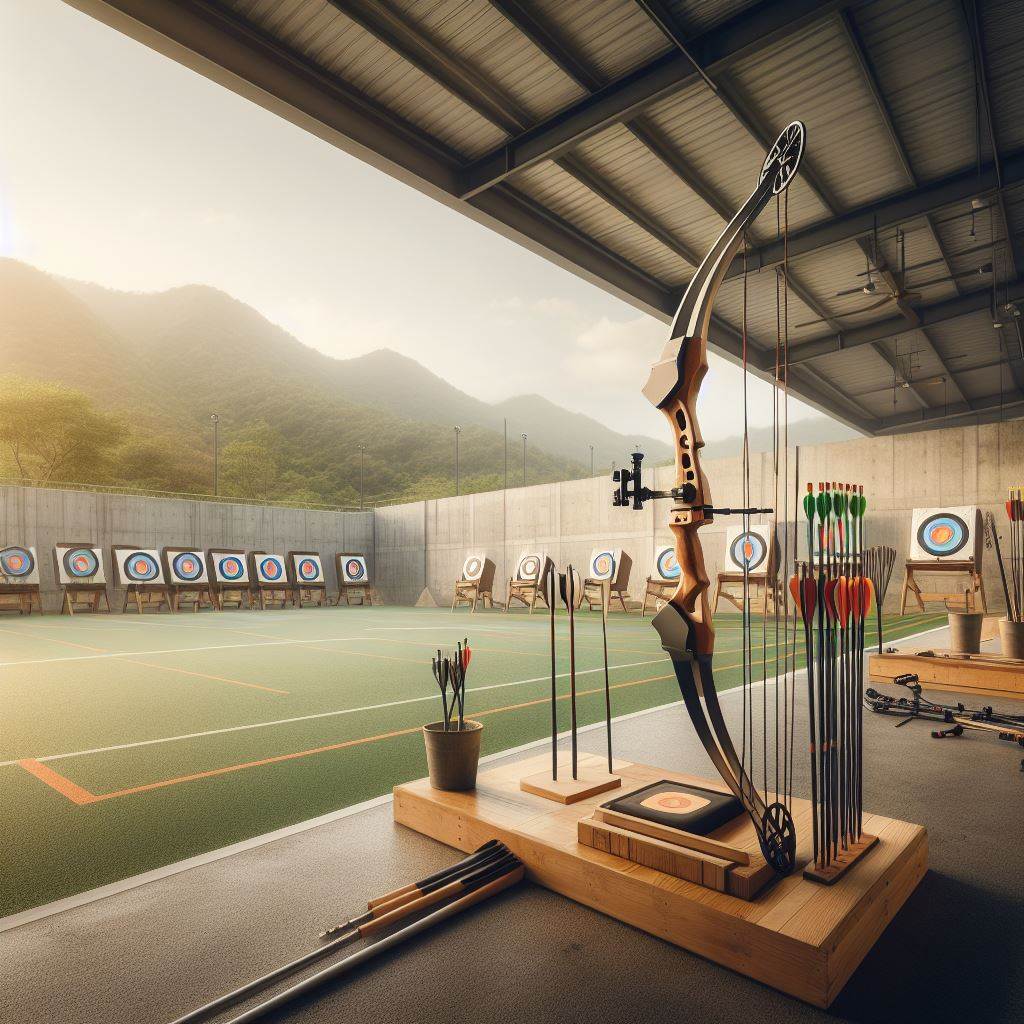 Archery range setup