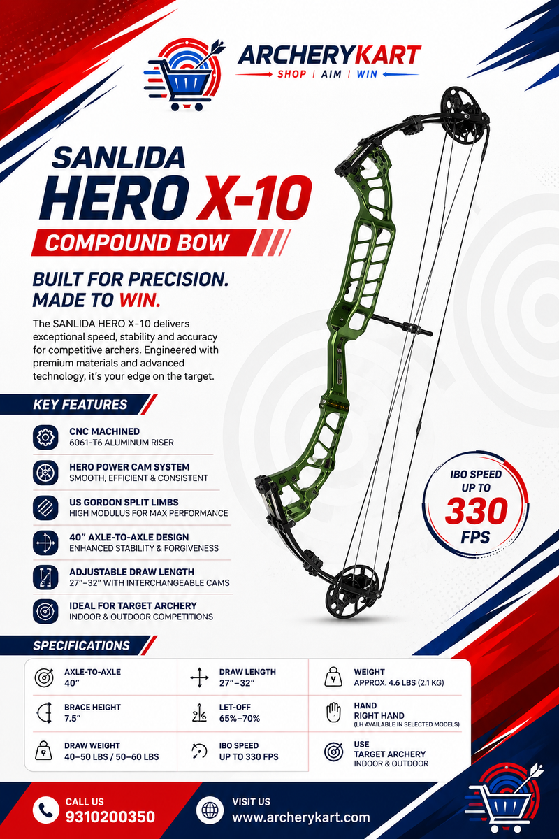 SANLIDA HERO X-10 COMPOUND BOW