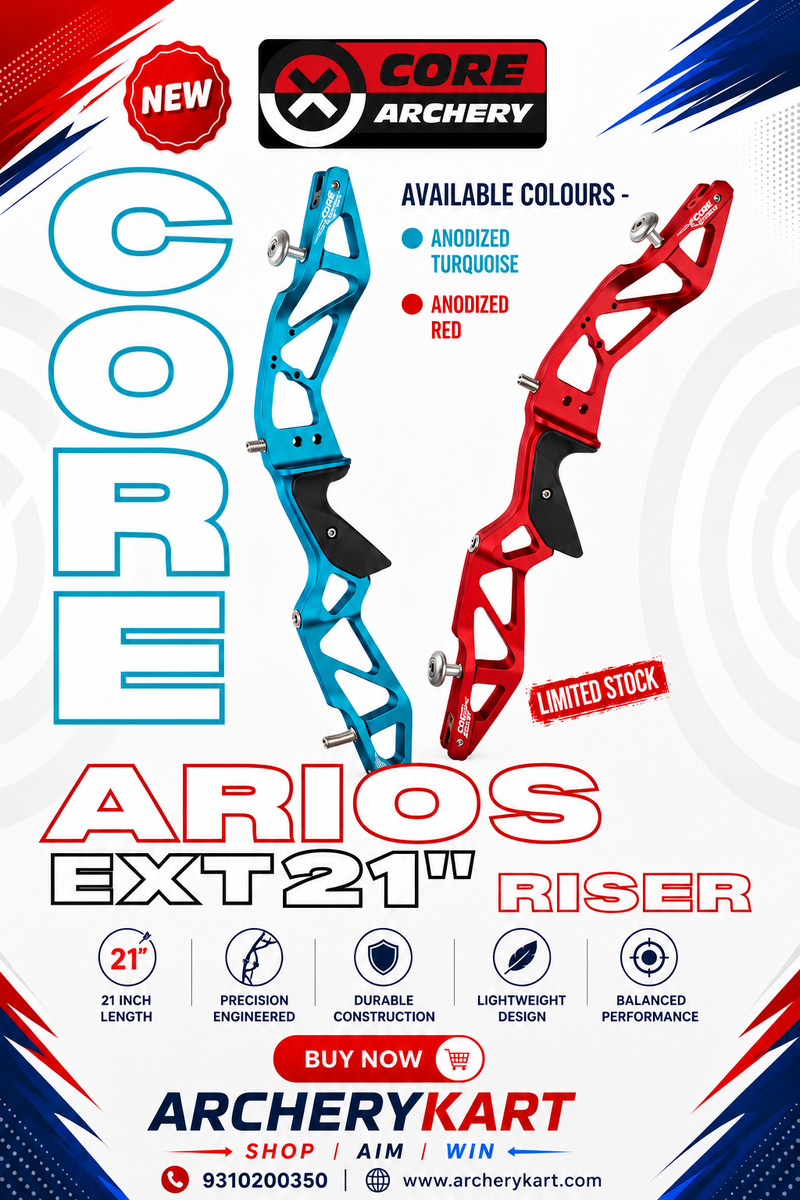 CORE ARIOS EXT 21” RECURVE RISER