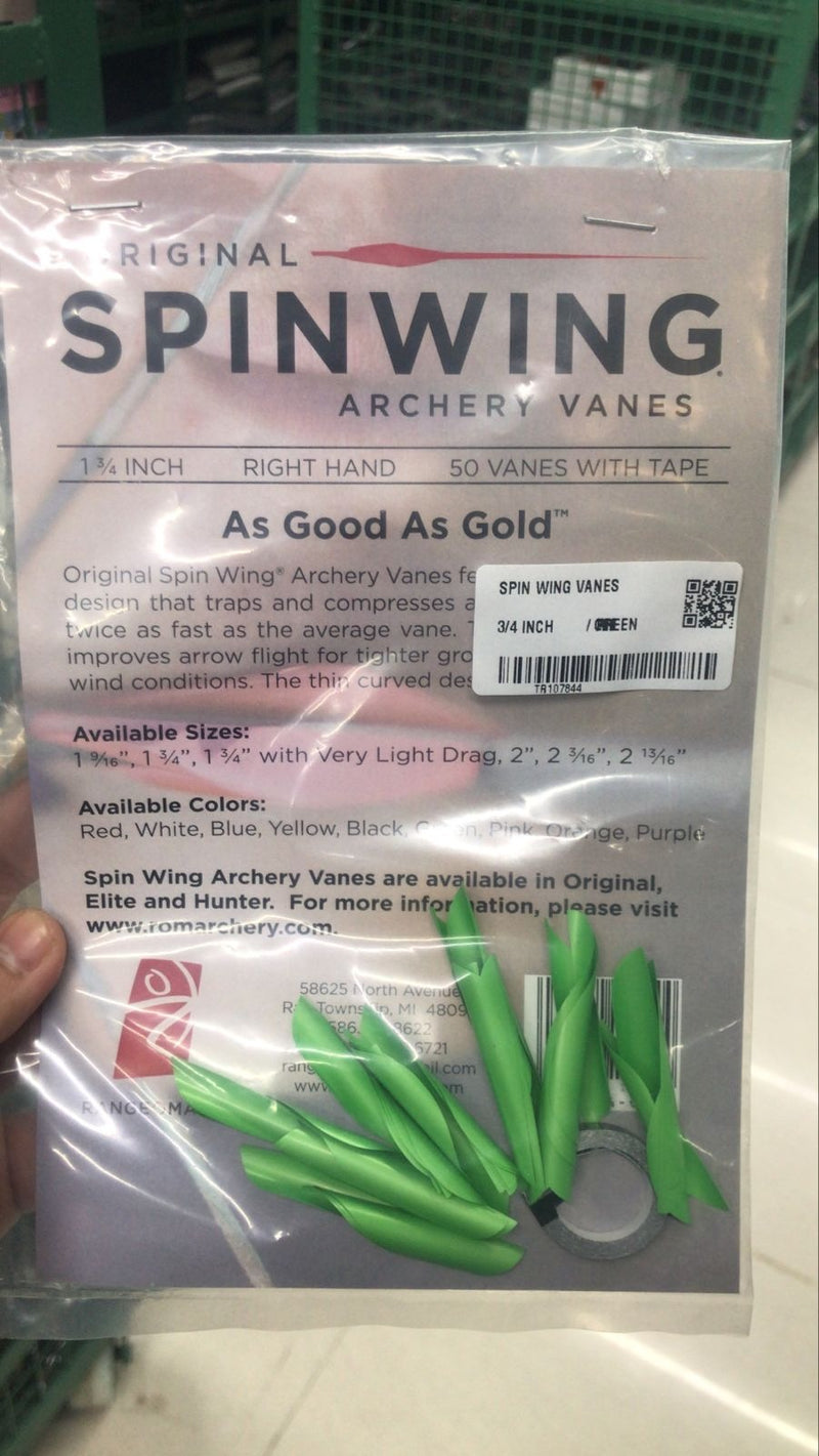 RANGE O METIC | SPIN WINGS  | ARROWS & ACCESORIOS  | SPIN VANES