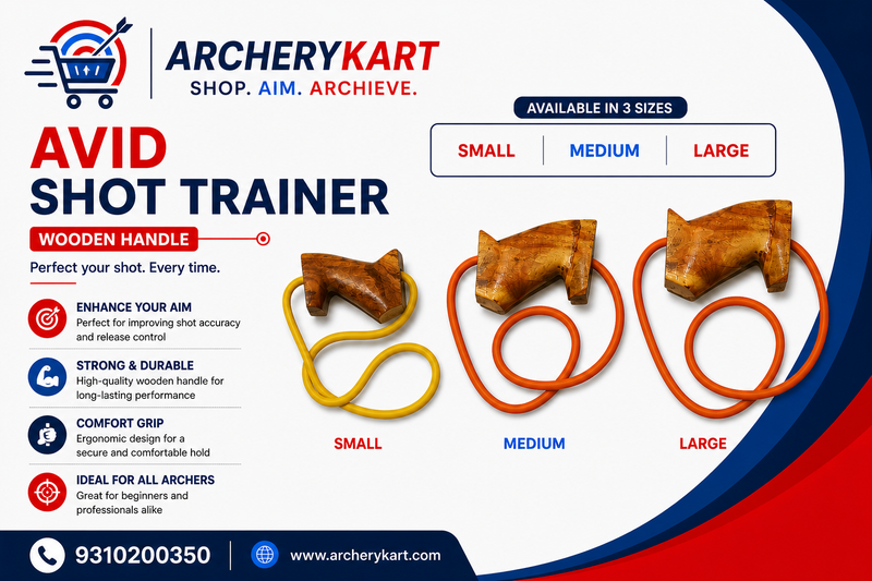 Archery Shot Trainer Wooden Handle