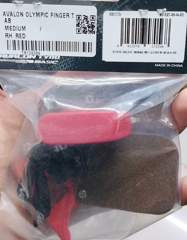 AVALON |LEATHER OLYMPIC RECURVE TAB | FINGER TAB