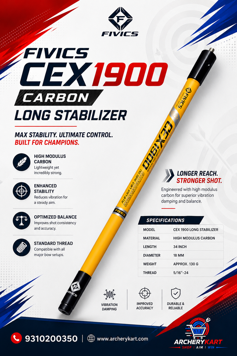 FIVICS | CEX 1900 CARBON   | RECURVE'S | LONG STABILIZER