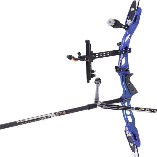Miracle 10 ILF Target Recurve Bow Kit Cobalt Blue