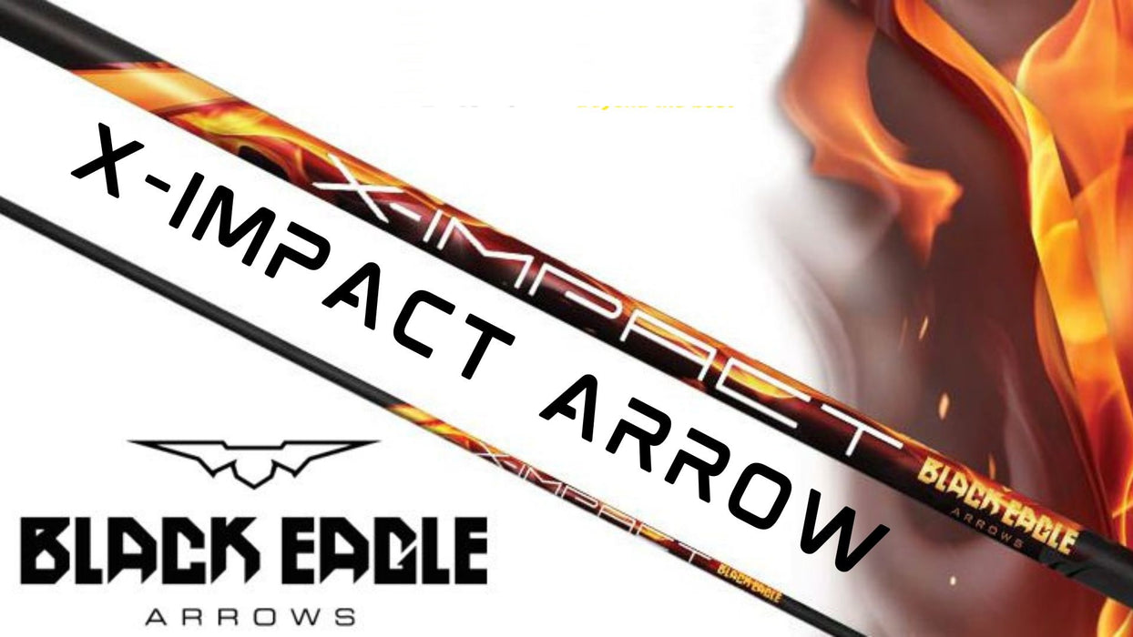 BLACK EAGLE| X-IMPACT|WITH POINTS,NOCKS AND SHAFTS|ARROW