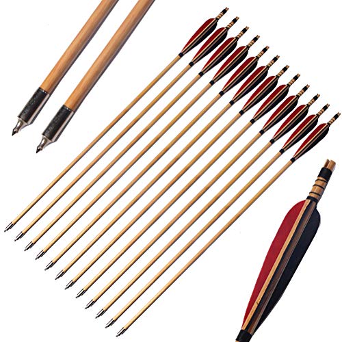 TRADITIONAL PERFORMANCE FEATHERS CARBON ARROWS WOOD COLOUR  | ARROWS & ACCESORIOS  | ARROWS CARBON & POINTS