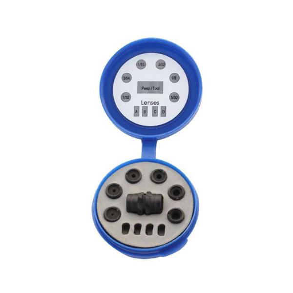 HAMSKEA | INSIGHT SUPER KIT 1/32"-3/64"-1/16"-3/32"-1/8"-5/32"/ TOOL & CASE WITH LENS | COMPOUNDS  | PEEP SIGHT