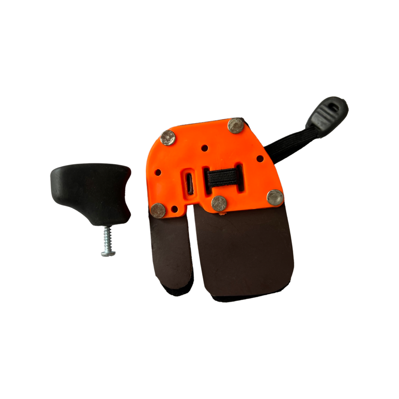 leather finger tab for archers