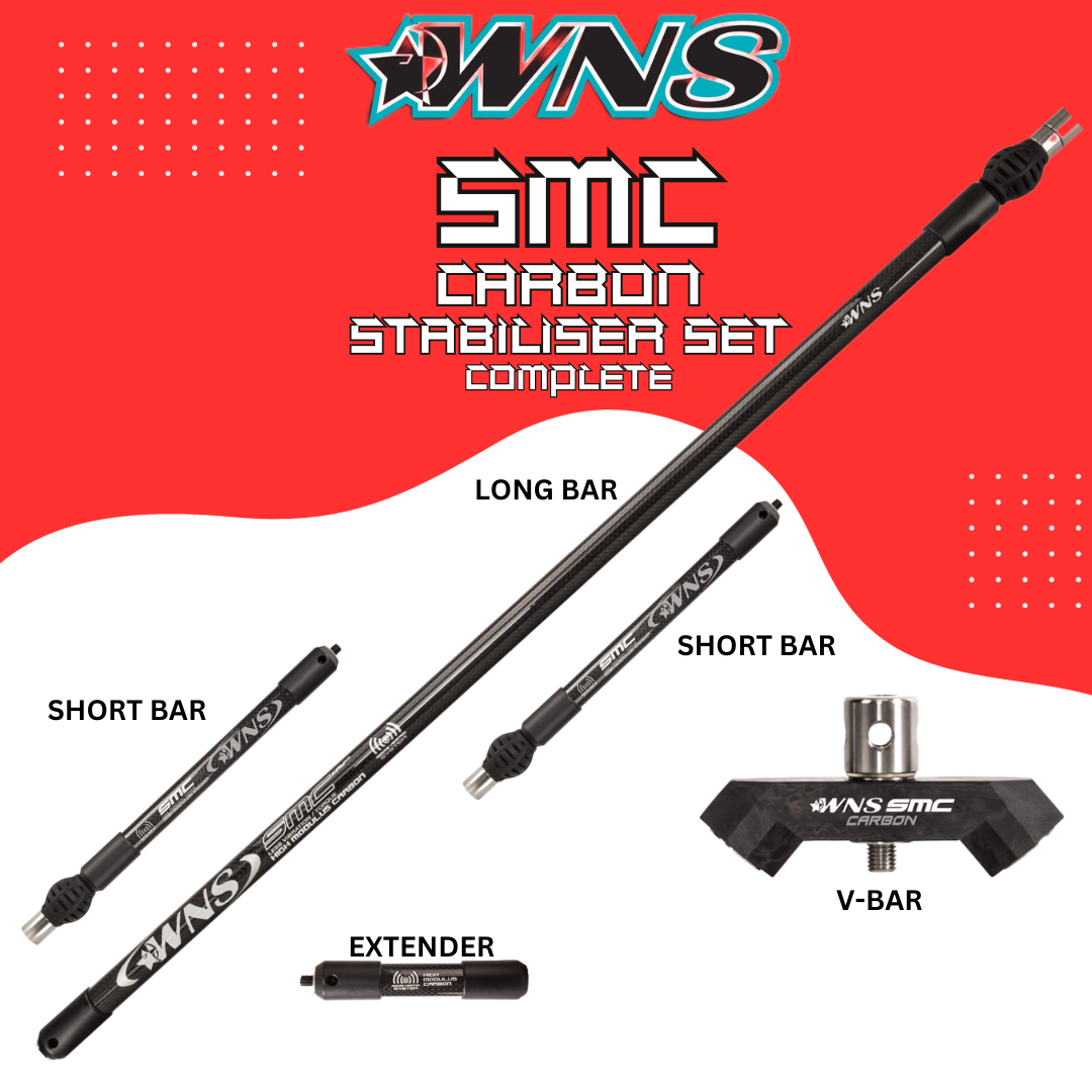 WNS SMC CARBON COMPLETE STABILISER SET RECURVE BOW — ArcheryKart