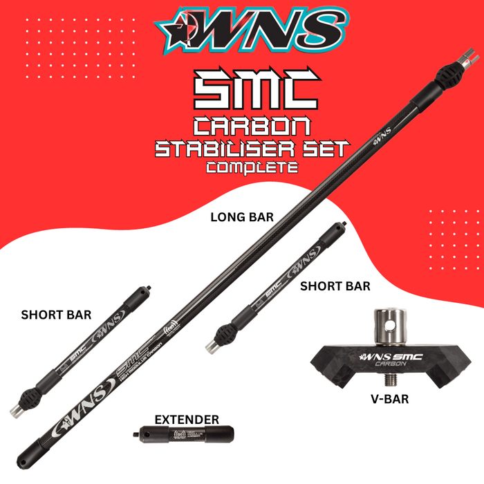 WNS | SMC CARBON | COMPLETE | STABILISER SET | RECURVE BOW