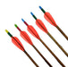 INDIAN ROUND ARROW WITH NOCK,POINT & FLETCHES